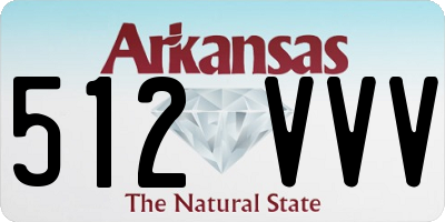 AR license plate 512VVV