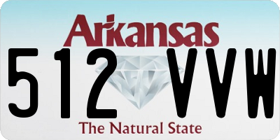 AR license plate 512VVW