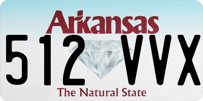 AR license plate 512VVX
