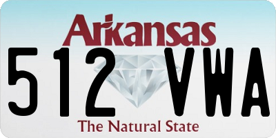 AR license plate 512VWA