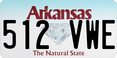 AR license plate 512VWE