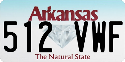 AR license plate 512VWF