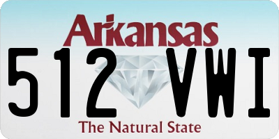 AR license plate 512VWI