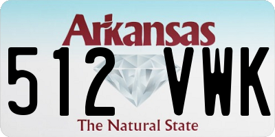AR license plate 512VWK