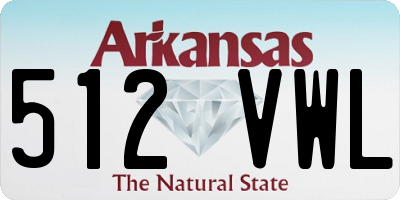 AR license plate 512VWL