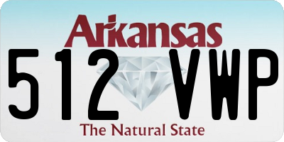 AR license plate 512VWP