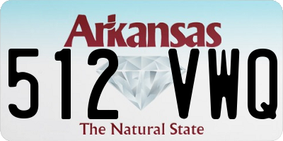 AR license plate 512VWQ