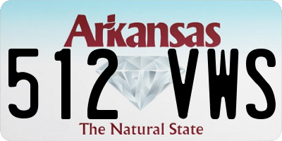 AR license plate 512VWS