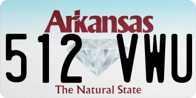 AR license plate 512VWU