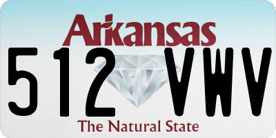 AR license plate 512VWV