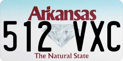 AR license plate 512VXC