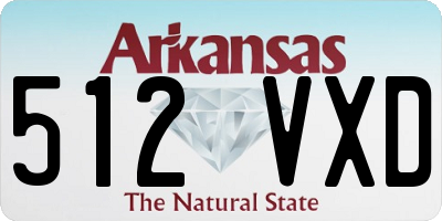 AR license plate 512VXD
