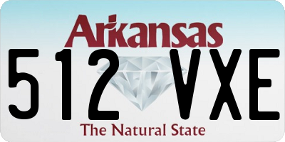AR license plate 512VXE