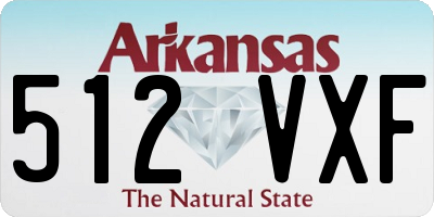 AR license plate 512VXF