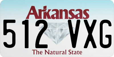 AR license plate 512VXG
