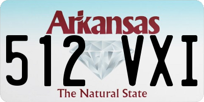 AR license plate 512VXI
