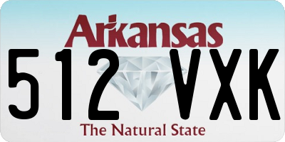 AR license plate 512VXK