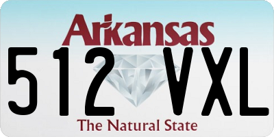 AR license plate 512VXL