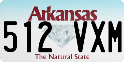 AR license plate 512VXM