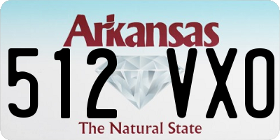 AR license plate 512VXO