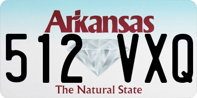 AR license plate 512VXQ