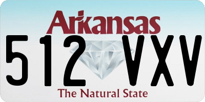 AR license plate 512VXV