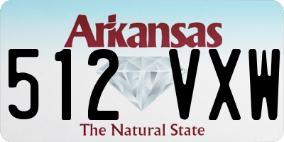 AR license plate 512VXW
