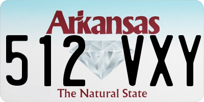 AR license plate 512VXY