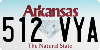 AR license plate 512VYA