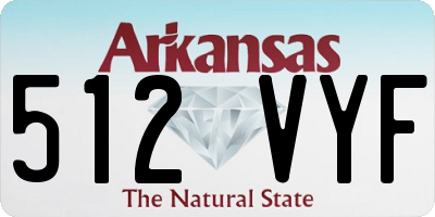 AR license plate 512VYF
