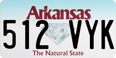 AR license plate 512VYK