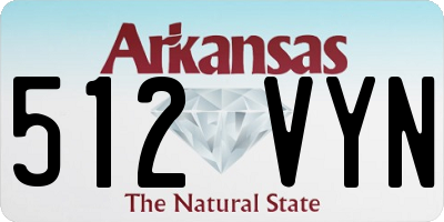 AR license plate 512VYN