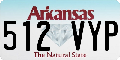 AR license plate 512VYP