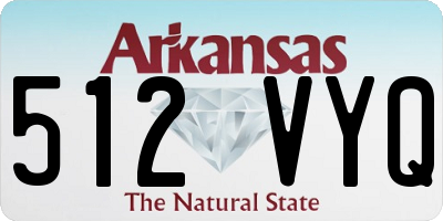 AR license plate 512VYQ
