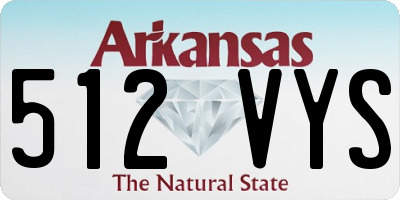 AR license plate 512VYS