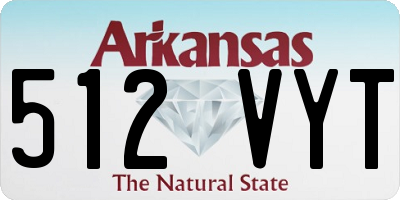 AR license plate 512VYT