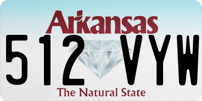 AR license plate 512VYW