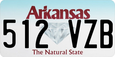 AR license plate 512VZB