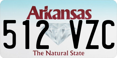 AR license plate 512VZC
