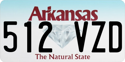 AR license plate 512VZD