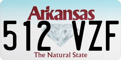 AR license plate 512VZF