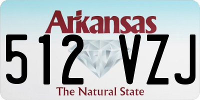 AR license plate 512VZJ