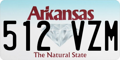 AR license plate 512VZM