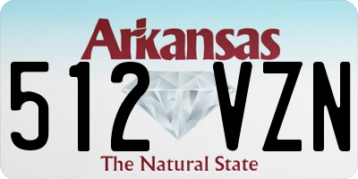 AR license plate 512VZN