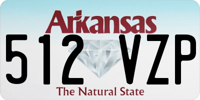 AR license plate 512VZP
