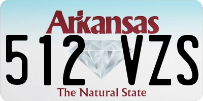 AR license plate 512VZS