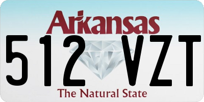 AR license plate 512VZT