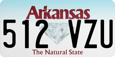AR license plate 512VZU