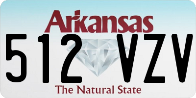 AR license plate 512VZV