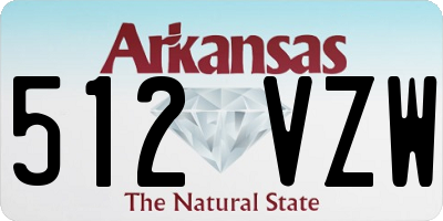 AR license plate 512VZW